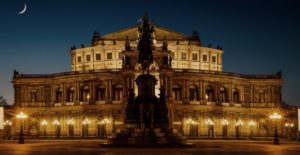 die Semperoper in Dresden